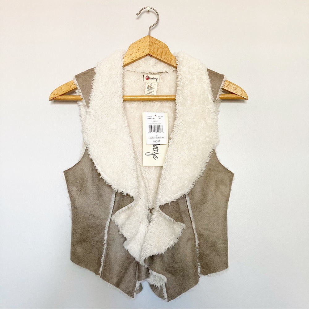 Olsenboye Faux Fur Vest